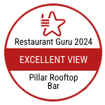 Restaurant Guru Recommends Pillar Rooftop Bar: Excellent View